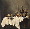 Willem Claesz Heda - Krabbenfrühstück (1648)