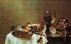 Willem Claesz Heda - Frühstückstisch mit Brombeer-Pie (1631)