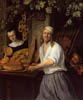Jan Steen - Der Leidener Bäcker Arend Oostwaert und seine Frau Catharina Keyzerswaert (1658)