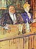 Henri de Toulouse-Lautrec - In der Bar (1898) - Öl auf Karton - 82c60 cm - Kunsthaus, Zürich