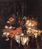 Abraham van Beyeren - Stilleben mit einer Maus (1667)