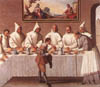 Francisco Zurbarán - St. Hugo of Grenoble in the Carthusian Refectory (ca. 1633)