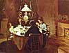 Claude Monet - Das Mittagessen (1868) - Öl auf Leinwand - Private Sammlung, Zürich