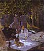 Claude Monet - Déjeuner sur l'herbe (The Picnic) - Detail