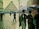 Gustave Caillebotte - Rue de Paris, temps de pluie (1877)