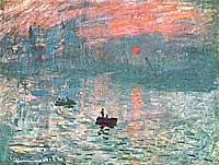 Claude Monet - Impression, soleil levant (1873) - Öl auf Leinwand - 48x63 cm - Musee Marmottan, Paris