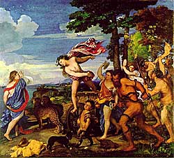 Tiziano Vecellio (Tizian) - Bacchus und Adriane - 1523 - Öl auf Leinwand - 190x175 cm - National Gallery, London