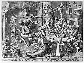 Pieter van der Heyden - Die magere Küche - 1563 - Kupferstich - Grafische Sammlung der ETHZ