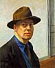 Edward Hopper - Selbstportrait (1925-30) - Öl auf Leinwand, 62x52 cm - Whitney Museum of American Art, New York 