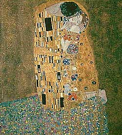 Gustav Klimt - Der Kuss (1907/08), Österreichische Galerie, Wien
