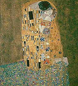 Gustav Klimt - Der Kuss (1907/08), Österreichische Galerie, Wien