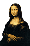 Leonardo da Vinci - Portrait der Mona Lisa (1479-1528 - auch bekannt als "La Gioconda", the wife of Francesco del Giocondo) (1503-06) - Öl auf Holz - 77x53 cm - Louvre, Paris