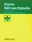 Kleine Nährwerttabelle