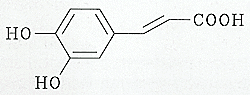 Strukturformel von Kaffeesäure