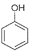 Strukturformel von Phenol