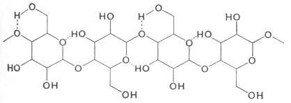 Cellulose - H-Brücken