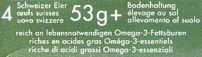 Omega-3-Fettsäuren bei Eiern